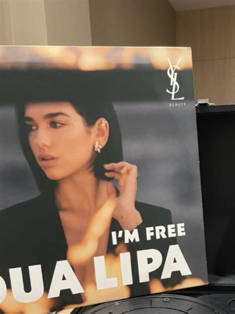 dua lipa ysl vinyl